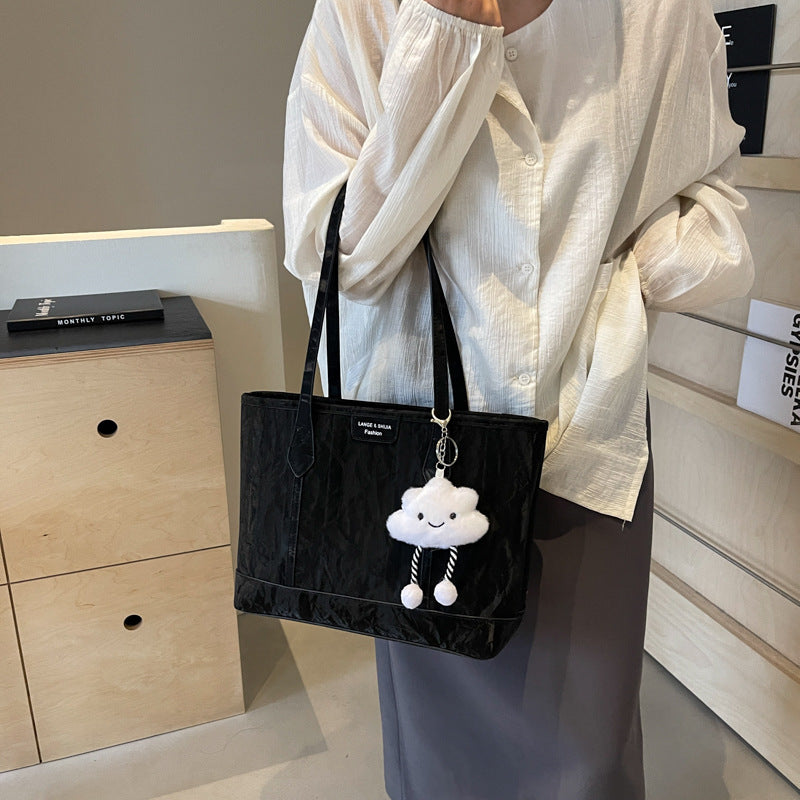 Senior sense of popularity shoulder bag large capacity commuting large bag Tote bag