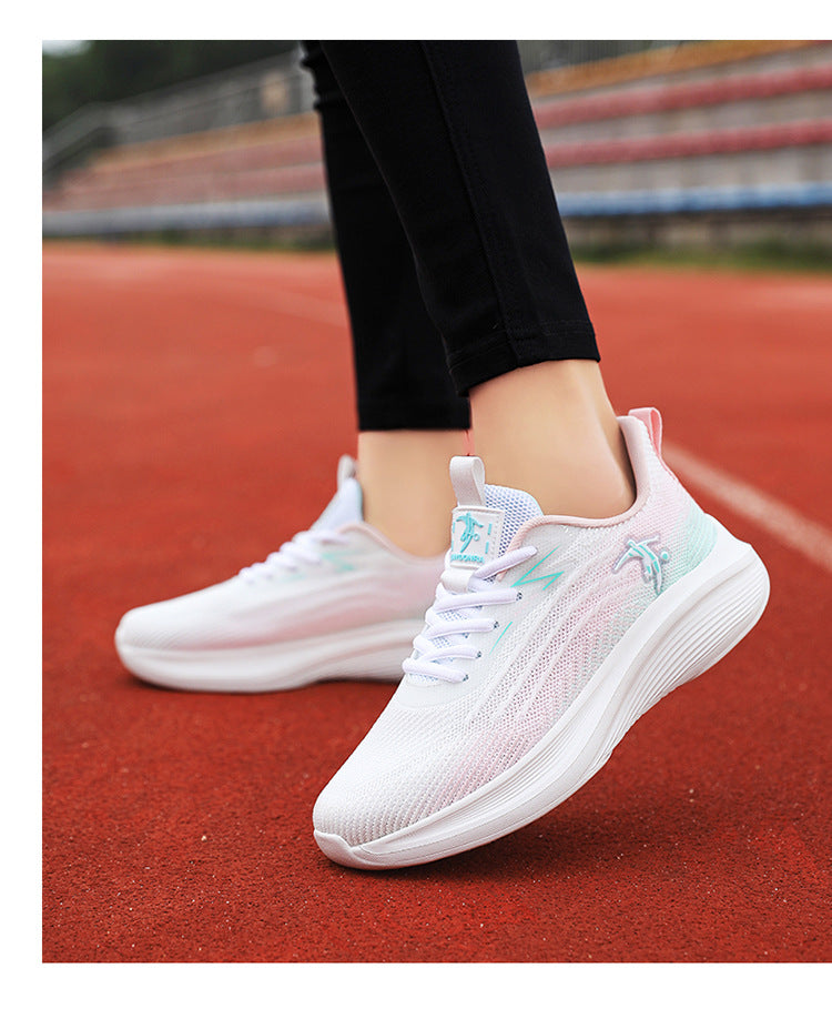 Spring and Autumn Breathable Mesh Running Shoes Lightweight Soft Bottom Casual Travel Shoes