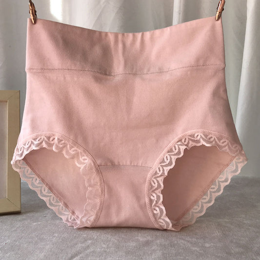 long-staple cotton panties female cotton high-waisted abdominal seamless ladies