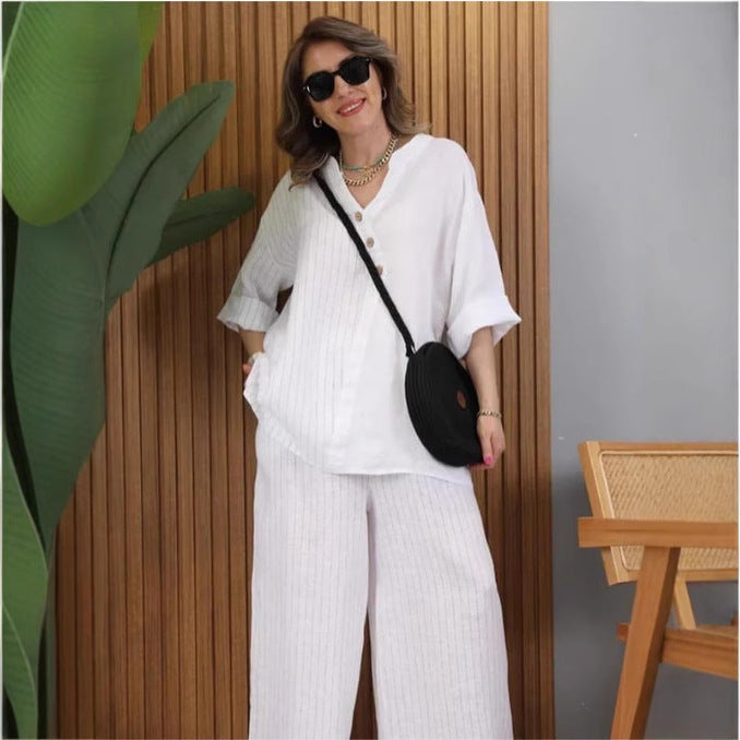 New casual top trousers two-piece suit women