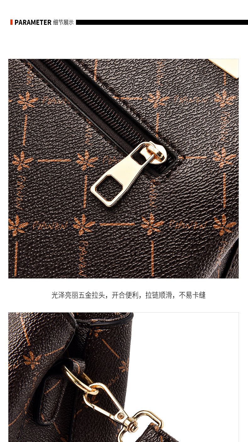 2025 new bag large capacity female handbag atmospheric single shoulder crossbody bag
