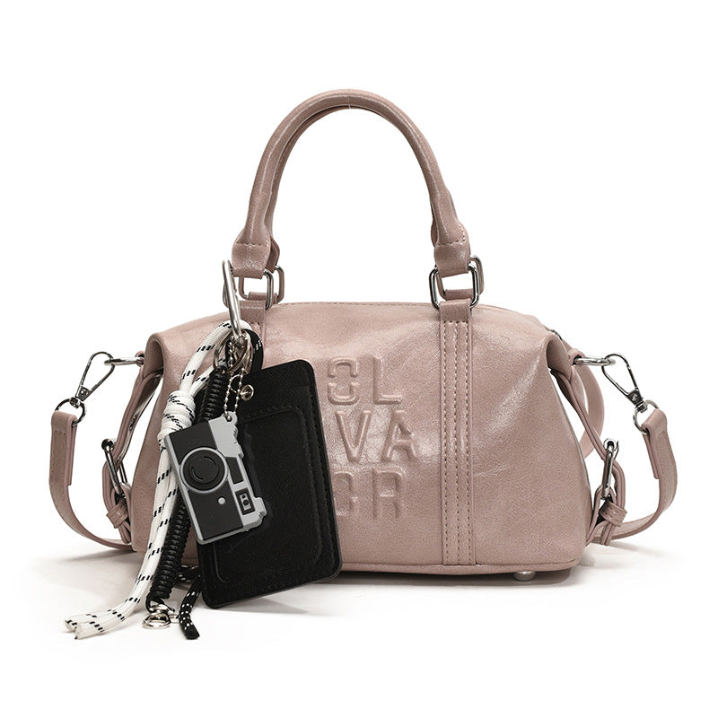 Vintage Trend Niche Tote Boston Pillow Bag Female