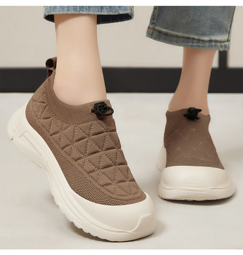 Women's shoes soft bottom not tired feet spring new a stirrup lightweight soft bottom cloth shoes