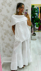 2025 Ladies Fashion Casual Loose Sleeveless Large Size Suit Women