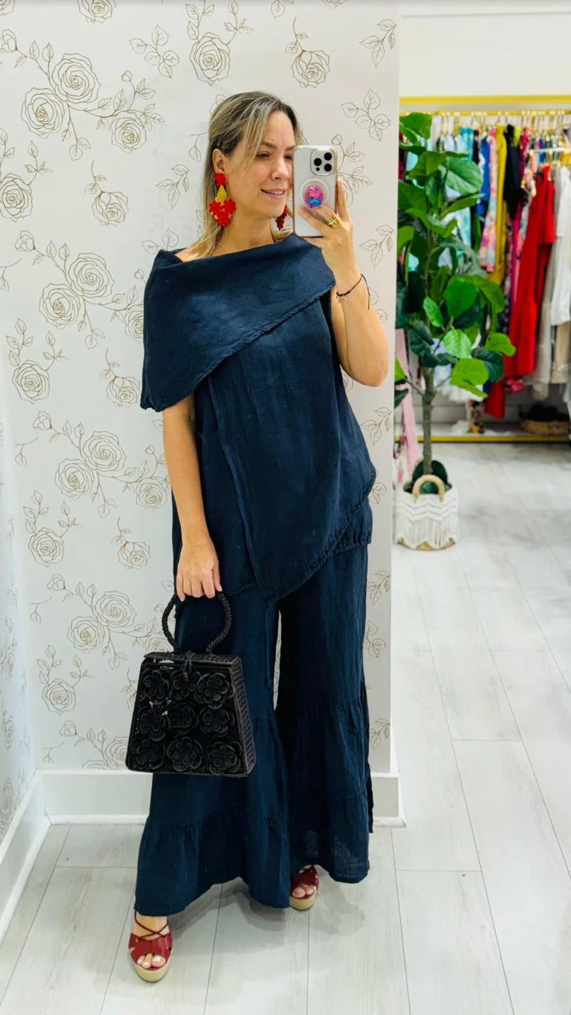 2025 Ladies Fashion Casual Loose Sleeveless Large Size Suit Women